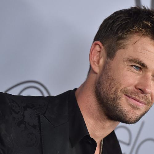 Chris Hemsworth Gives Hitchhiker A Lift In HELICOPTER!