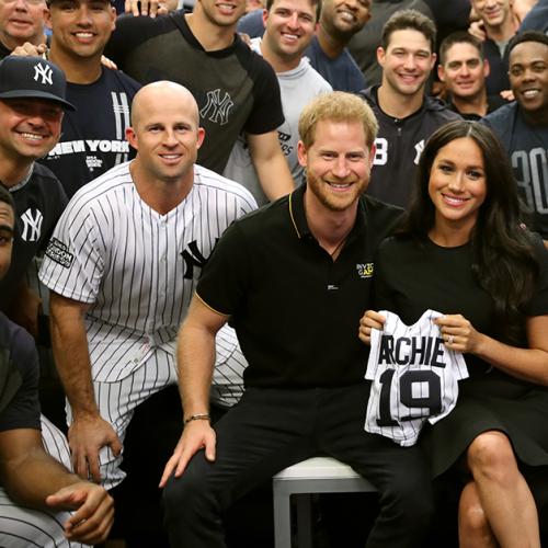 Meghan Markle Makes Surprise Appearance With Prince Harry At Baseball Game