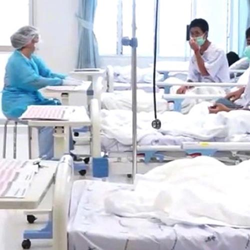 Video Footage Emerges Of Thai Boys Recovering In Hospital