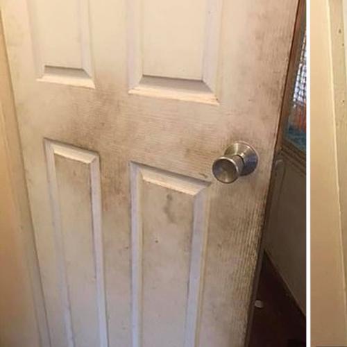 Life Hack! Fabric Softener Is Actually Really Good At Cleaning Walls & Doors