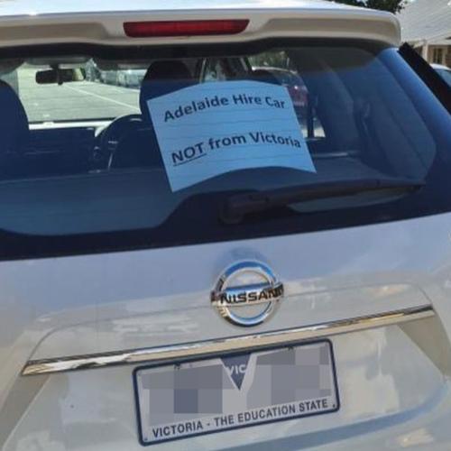 Anti-Victorian Sentiment Leads To Tourist Making Extraordinary Sign For Hire Car