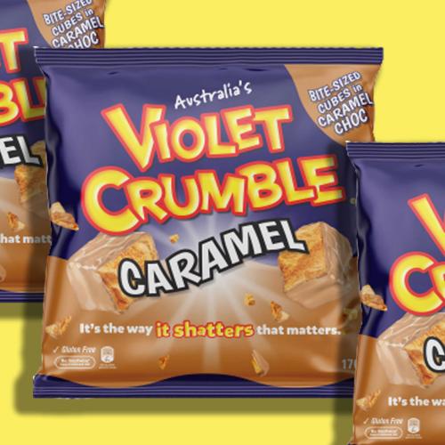 There's New Caramel-Flavoured Violet Crumbles Out There And They Look Delicious!