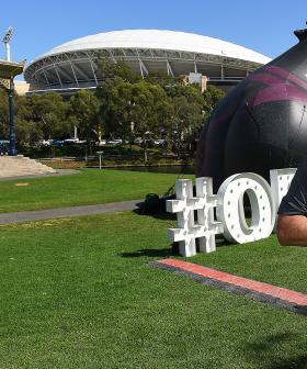 Thousands Of Rugby League Fans Pour Over Border For Tonight's State Of Origin At Adelaide Oval