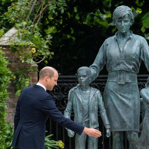 'We Wish She Were Still With Us': Prince William & Harry Reunite For Princess Diana's Statue Unveiling