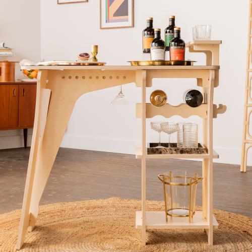 You Can Now Buy & Make One Of A Kind DIY COCKTAIL BAR Flat Packs