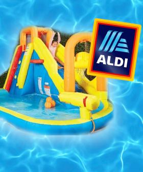ALDI Are Launching A HUGE Inflatable Water Park Set With Water Guns & A Slide!