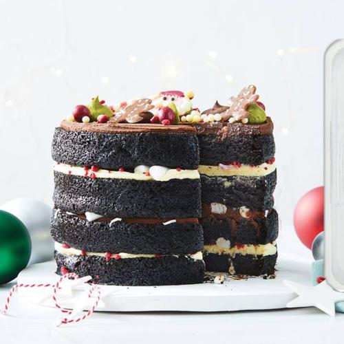 You Can Now Buy Gold Rocky Road Layered Cake From Woolies!