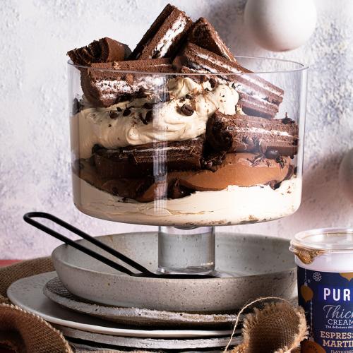 Bring Cocktails to Dessert With The Delicious Espresso Martini Trifle!