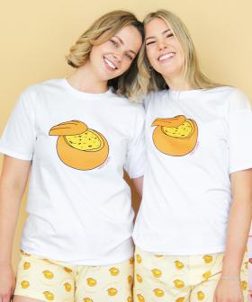 Curl Up In Bed With Some Cob Loaf, Garlic Bread And Chicken Nugget PYJAMAS!