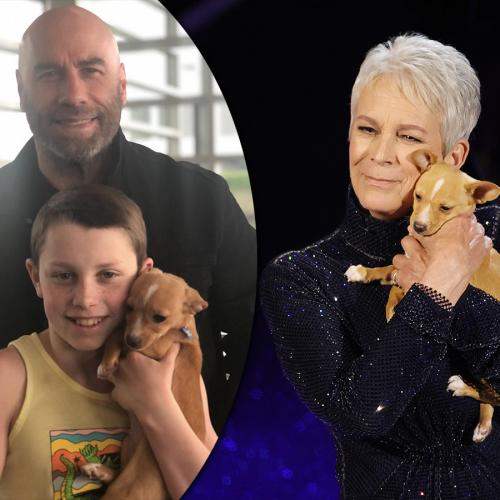 John Travolta And Son Adopt Puppy From Oscars' Betty White Tribute