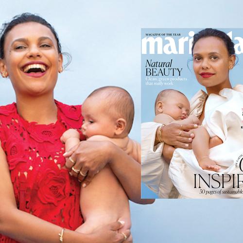 "I’m Grateful To Grace": Miranda Tapsell's Beautiful First Photoshoot With Daughter Grace