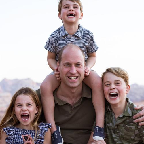 Prince William Releases New Father's Day Photo With Children