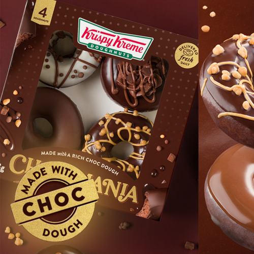 Krispy Kreme Have Released Their Chocomania Range - Made With CHOCOLATE DOUGH!